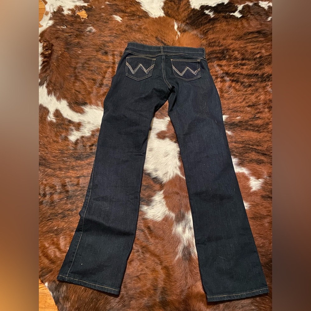 Wrangler Q baby dark wash jeans , 11/12 waist 36 length , NWOT